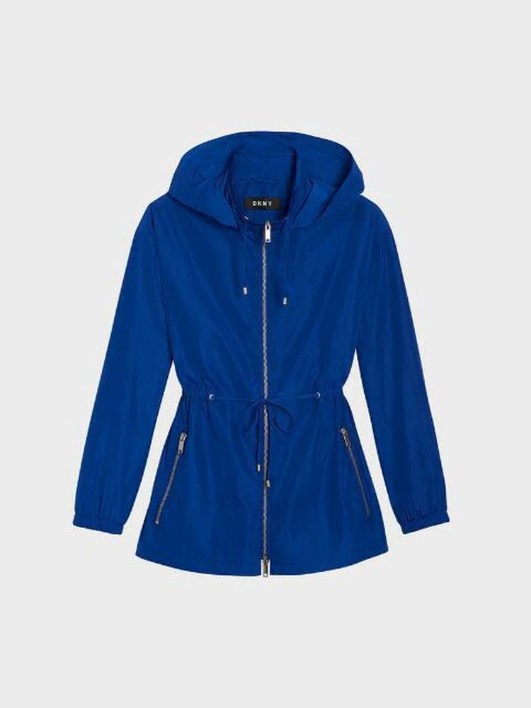 商品DKNY|Hooded Jacket With Waist Tie,价格¥519,第4张图片详细描述
