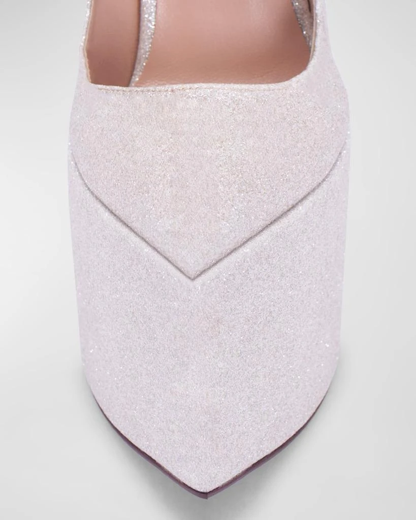 商品Andrea Wazen|Jeu Glitter Mary Jane Platform Wedge Pumps,价格¥3244,第5张图片详细描述