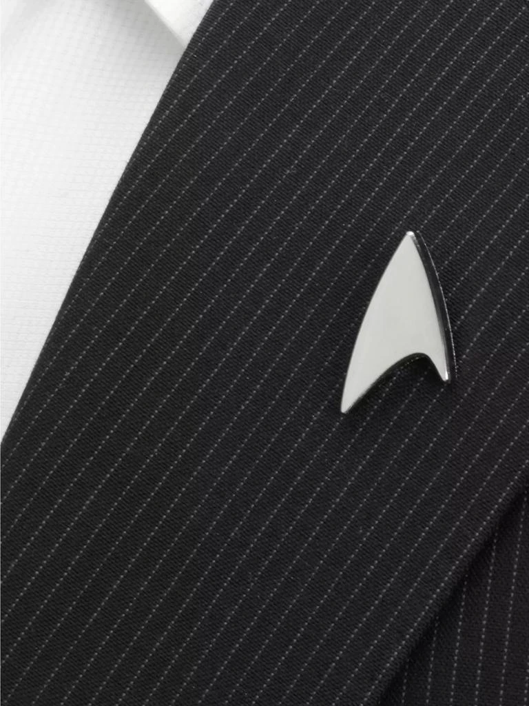 商品Cufflinks Inc.|Star Trek Star Silver Delta Shield Lapel Pin,价格¥165,第4张图片详细描述