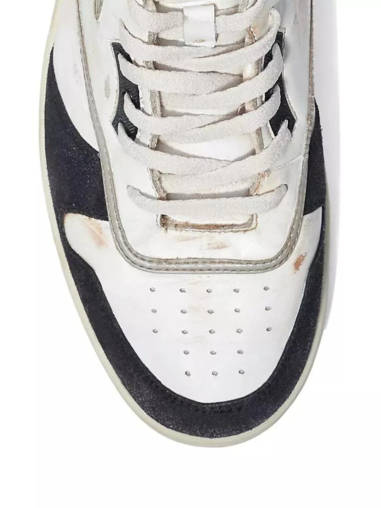 商品Coach|Distressed Leather High-Top Sneakers,价格¥1417,第4张图片详细描述