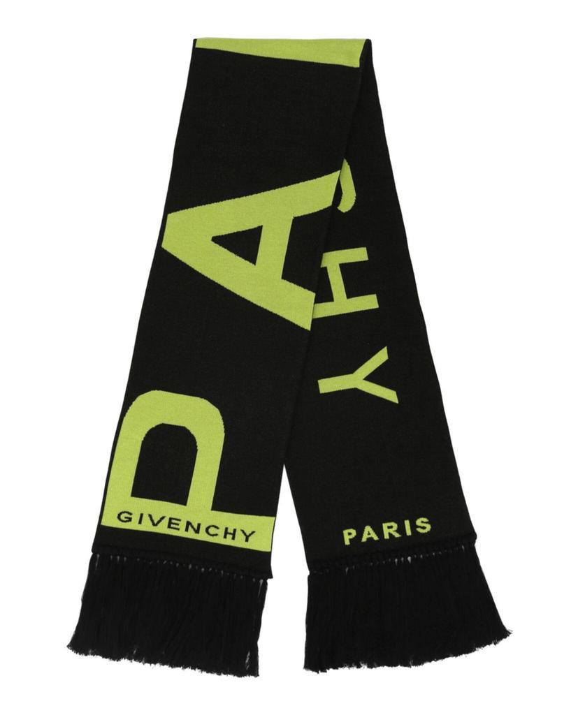商品Givenchy|Logo Fringe Football Scarf,价格¥1119,第4张图片详细描述