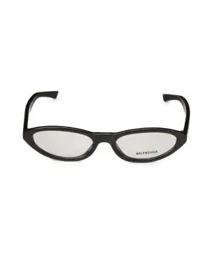 商品Balenciaga|53MM Narrow Oval Optical Glasses,价格¥1025,第1张图片