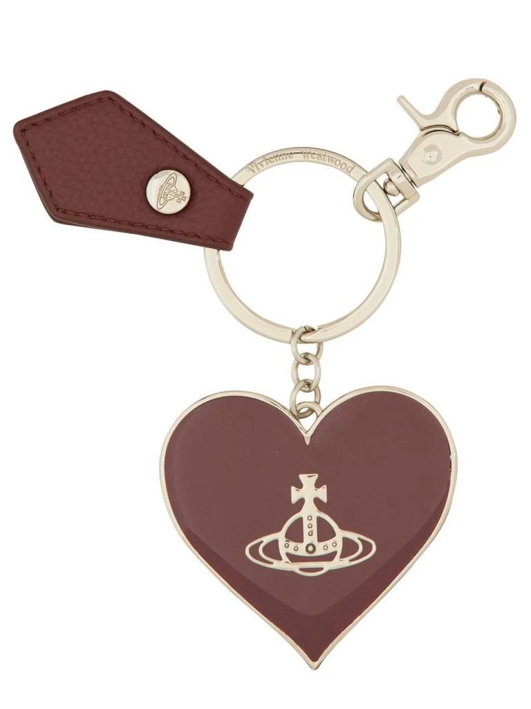 商品Vivienne Westwood|Vivienne Westwood "Mirror Heart" Keychain,价格¥881,第1张图片