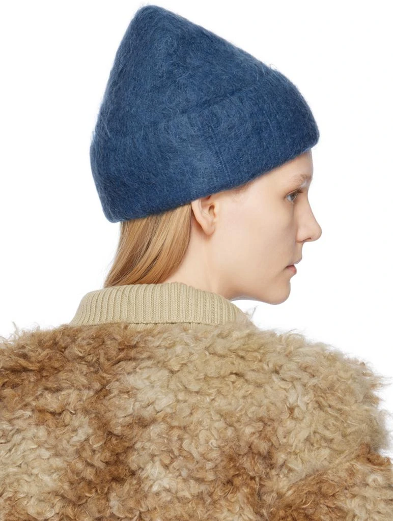 商品Acne Studios|Blue Wool Beanie,价格¥1442,第3张图片详细描述