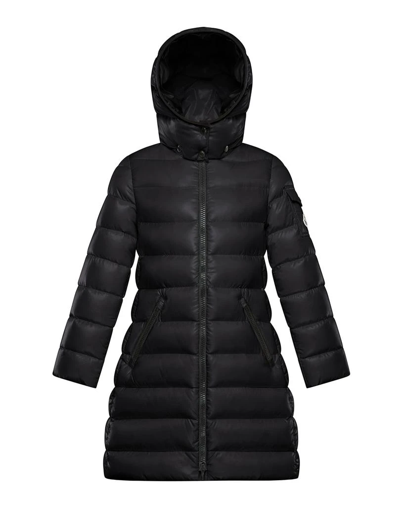商品Moncler|Girl's Moka Quilted Long Jacket, Size 8-14,价格¥7137,第1张图片