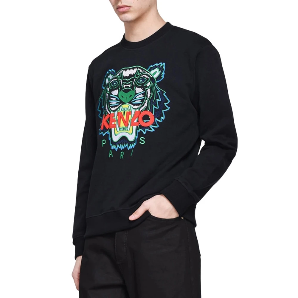 Kenzo 高田贤三 男士黑色棉质卫衣 F955SW0014XA-99 商品