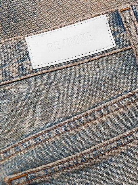 70S Loose Flared Rigid Crop Jeans商品第7张图片规格展示
