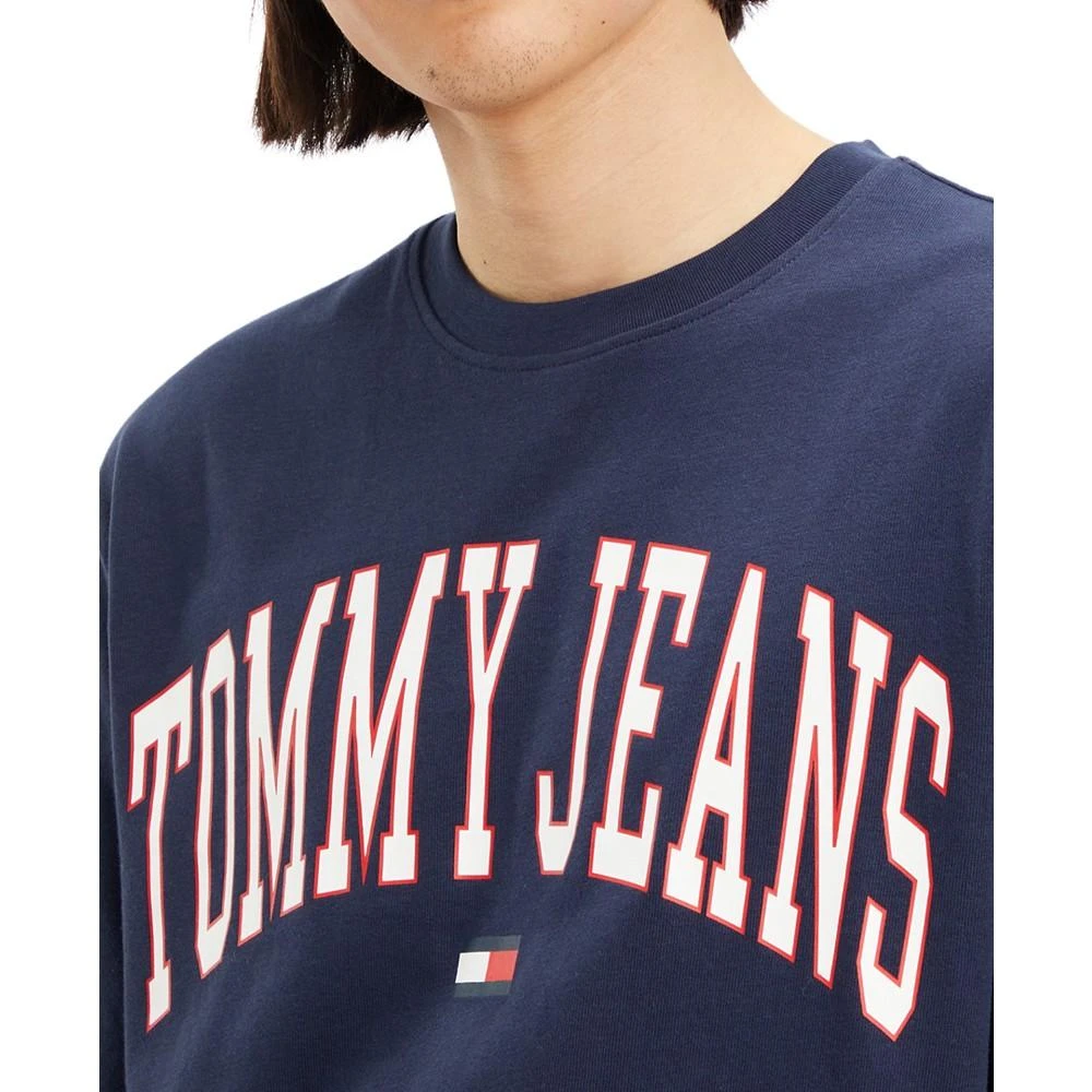 商品Tommy Hilfiger|Tommy Jean's Men's Split Hem Flag T-Shirt,价格¥302,第3张图片详细描述