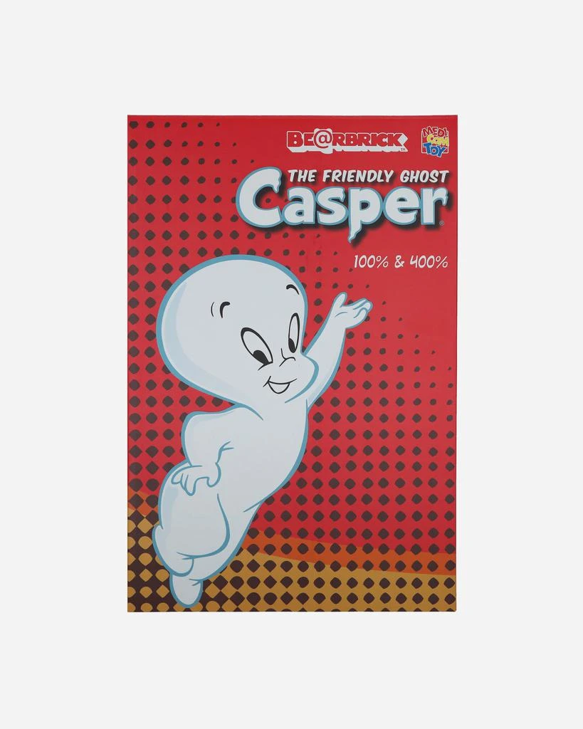 商品Medicom|100%+400% Casper Be@rbrick White,价格¥1043,第5张图片详细描述