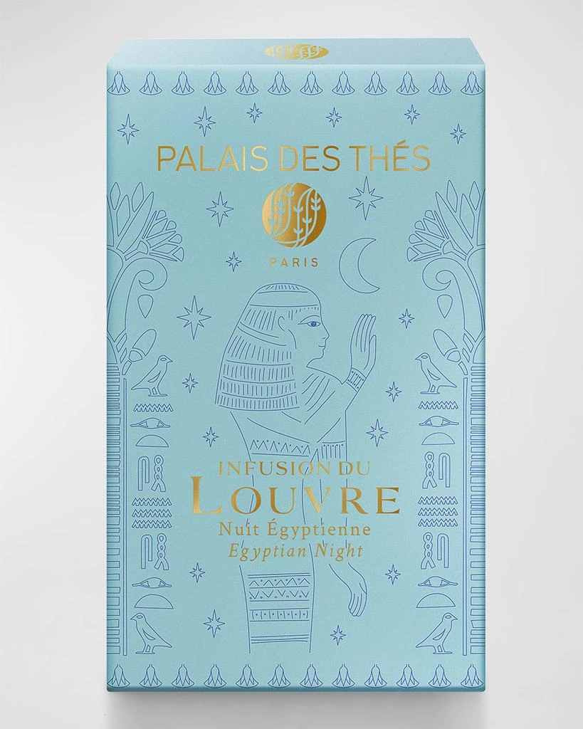 商品Palais des Thés|x Louvre Museum Infusion Du Louvre Egyptian Night Tea Bags Box, 20 Count,价格¥140,第2张图片详细描述