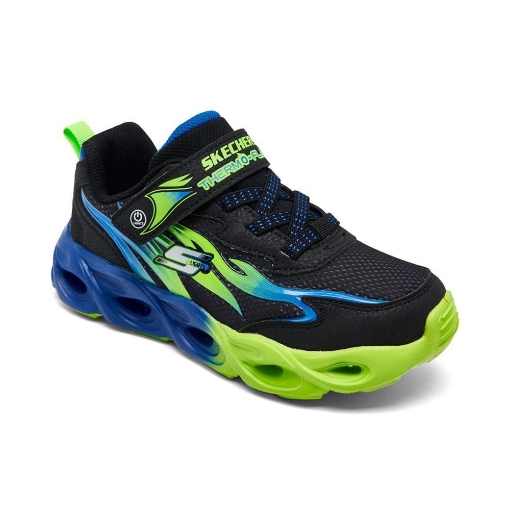 商品SKECHERS|Little Boys Lights- Thermo Flash - Heat-Flux Light-Up Stay-Put Casual Sneakers from Finish Line,价格¥403,第1张图片