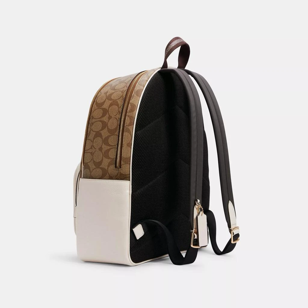 商品Coach|Coach Outlet Large Court Backpack In Signature Canvas,价格¥1761,第2张图片详细描述