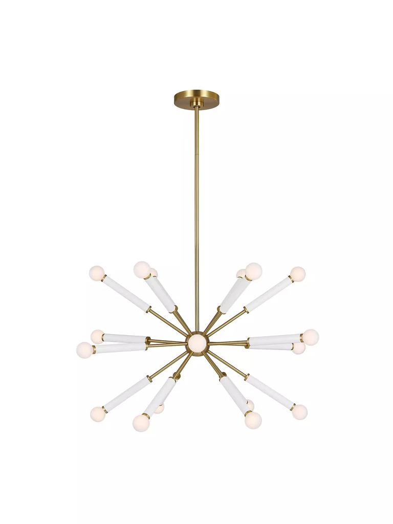 商品Kate Spade|Visual Comfort Studio Monroe Sputnik Burnished Brass Chandelier,价格¥9690,第1张图片