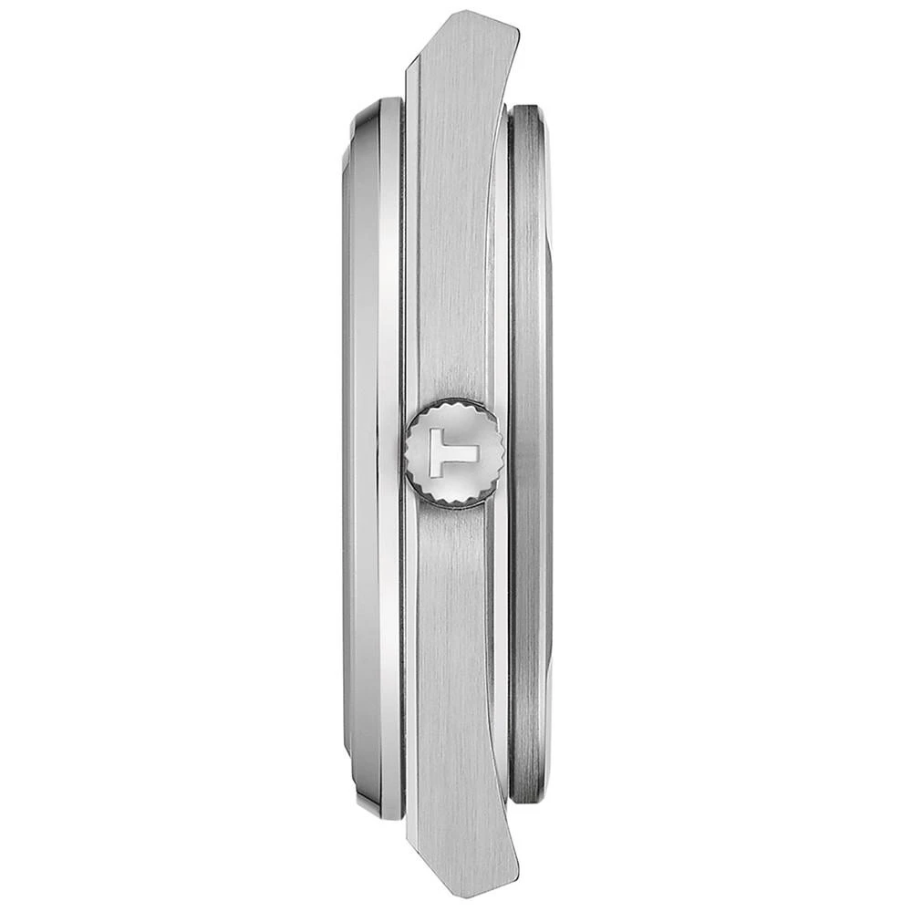 商品Tissot|Men's Swiss Automatic PRX White Rubber Strap Watch 40mm,价格¥2759,第2张图片详细描述