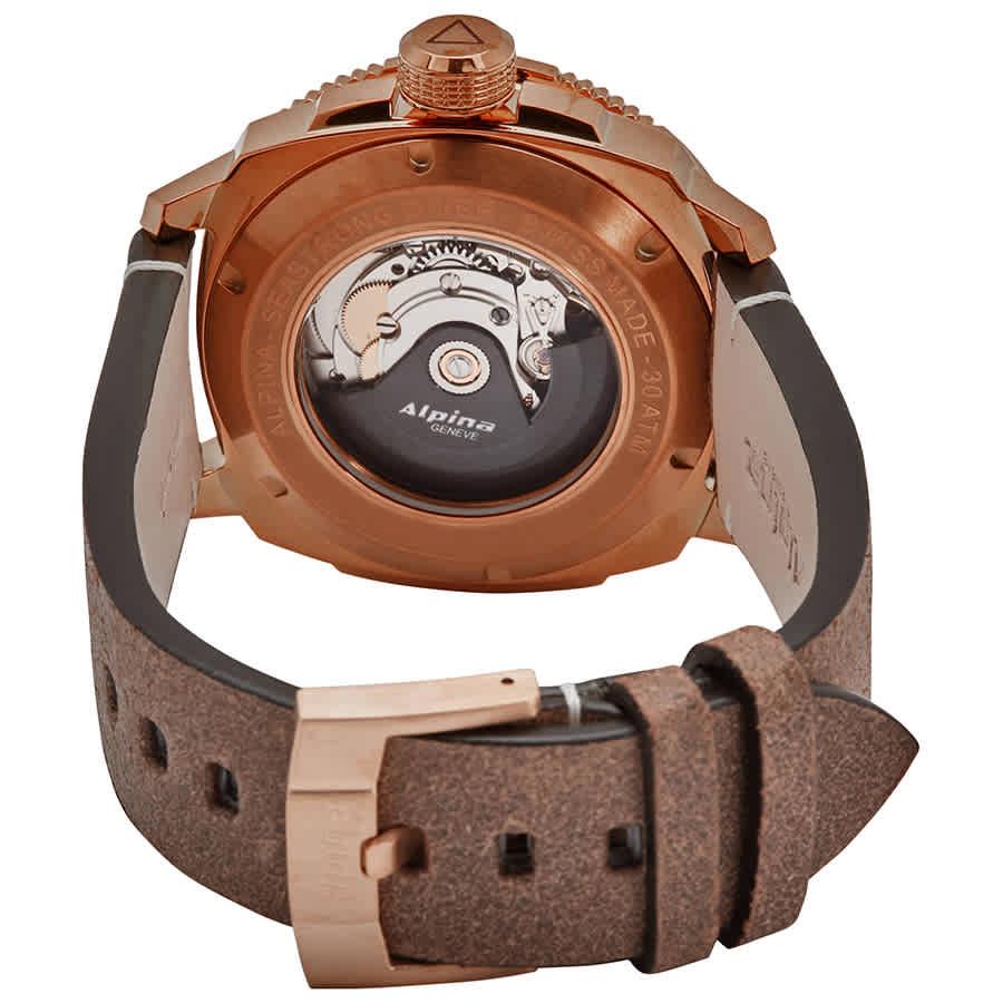 Alpina Seastrong Diver 300 Mens Automatic Watch AL-525LBBR4V4商品第3张图片规格展示