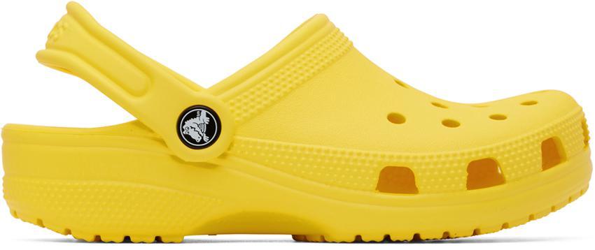商品Crocs|Yellow Classic Clogs,价格¥143,第1张图片