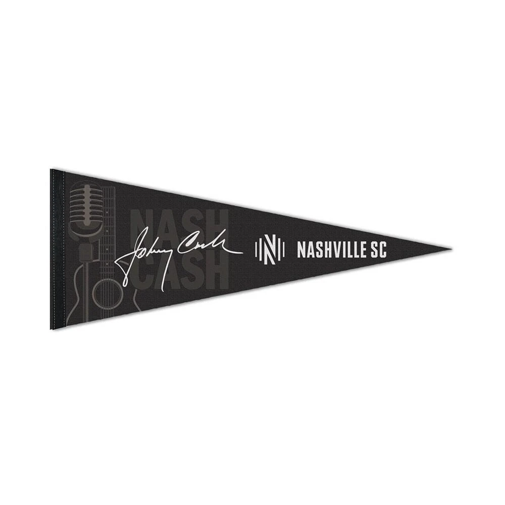 商品Wincraft|Nashville SC x Johnny Cash Microphone 12" x 30" Premium Pennant,价格¥90,第1张图片