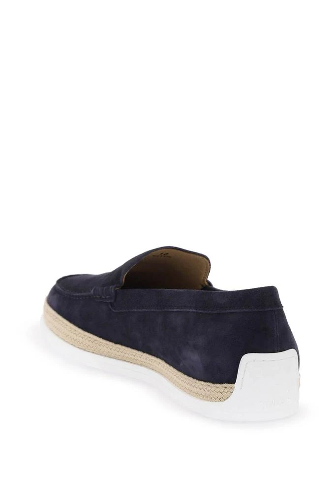 商品Tod's|suede slip-on with rafia insert,价格¥1735,第3张图片详细描述