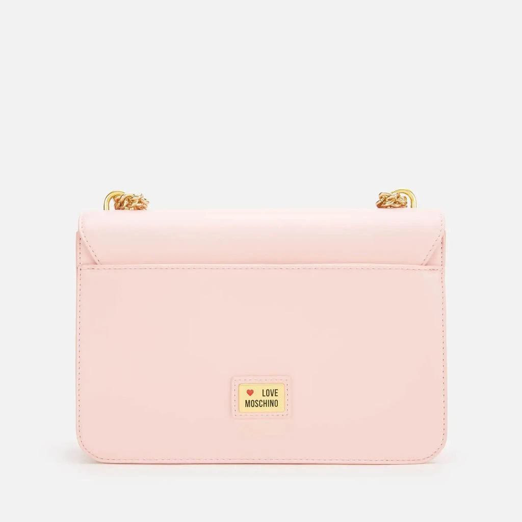 商品Love Moschino|Love Moschino Women's Horsebit Shoulder Bag - Pink,价格¥858,第3张图片详细描述