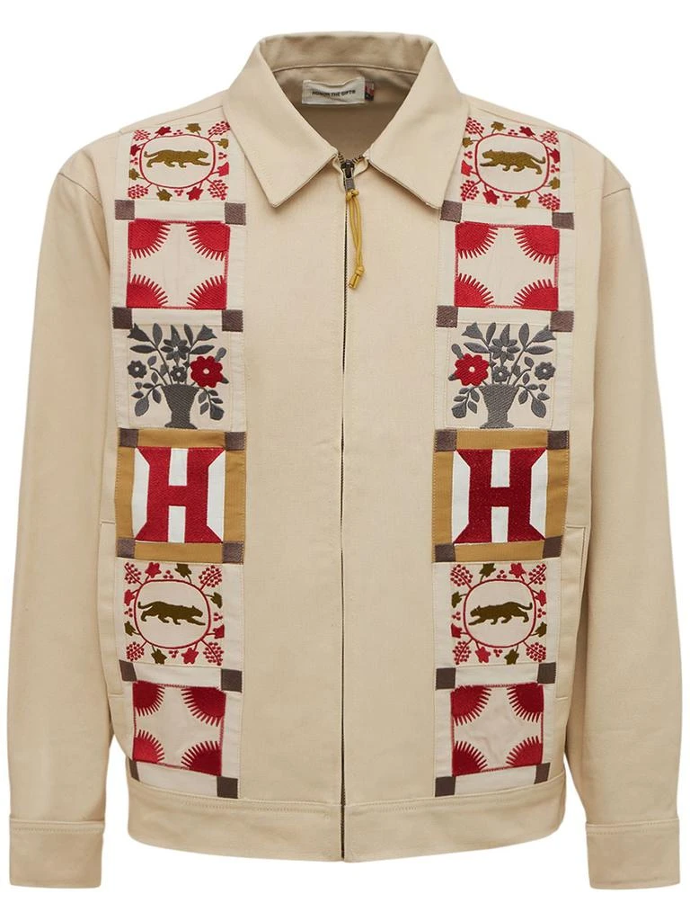 商品HONOR THE GIFT|Printed Cotton Canvas Jacket,价格¥860,第1张图片