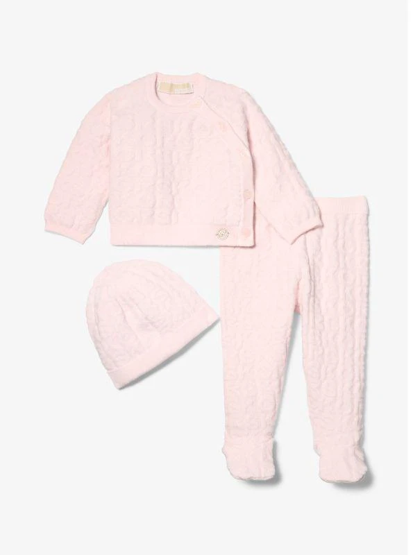 商品Michael Kors|3-Piece KORS Cotton Terry Blend Baby Pajama Set,价格¥896,第1张图片