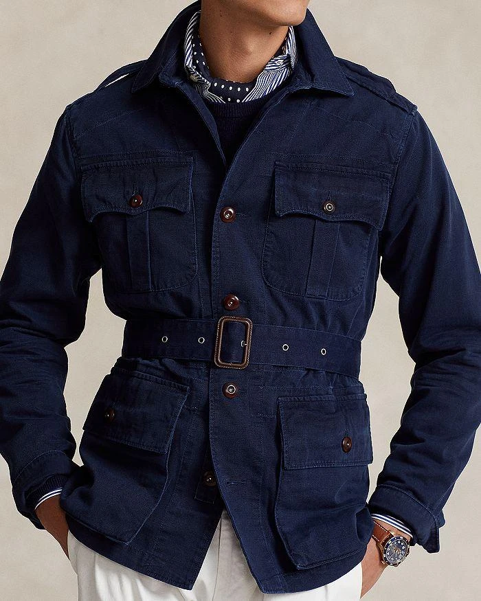 商品Ralph Lauren|Cotton Twill Belted Utility Jacket,价格¥1354,第5张图片详细描述