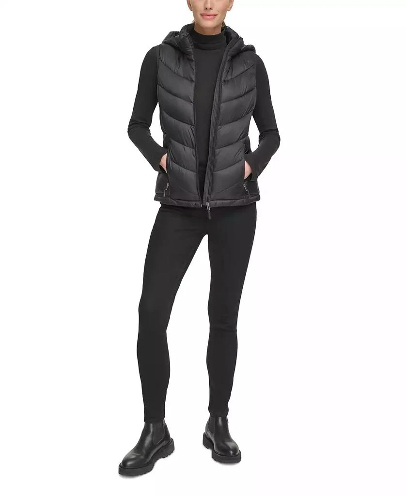 Women's Packable Hooded Puffer Vest, Created for Macy's 商品