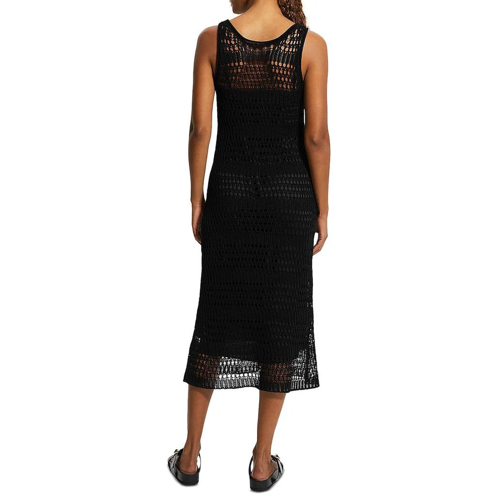 商品Theory|Theory Womens Crochet Tea Length Midi Dress,价格¥616-¥721,第3张图片详细描述