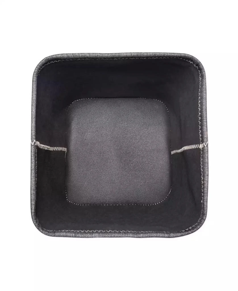 商品Design Imports|Polyester Bin Zig-Zag Stitch Variegated Trapezoid Set of 2,价格¥187,第3张图片详细描述