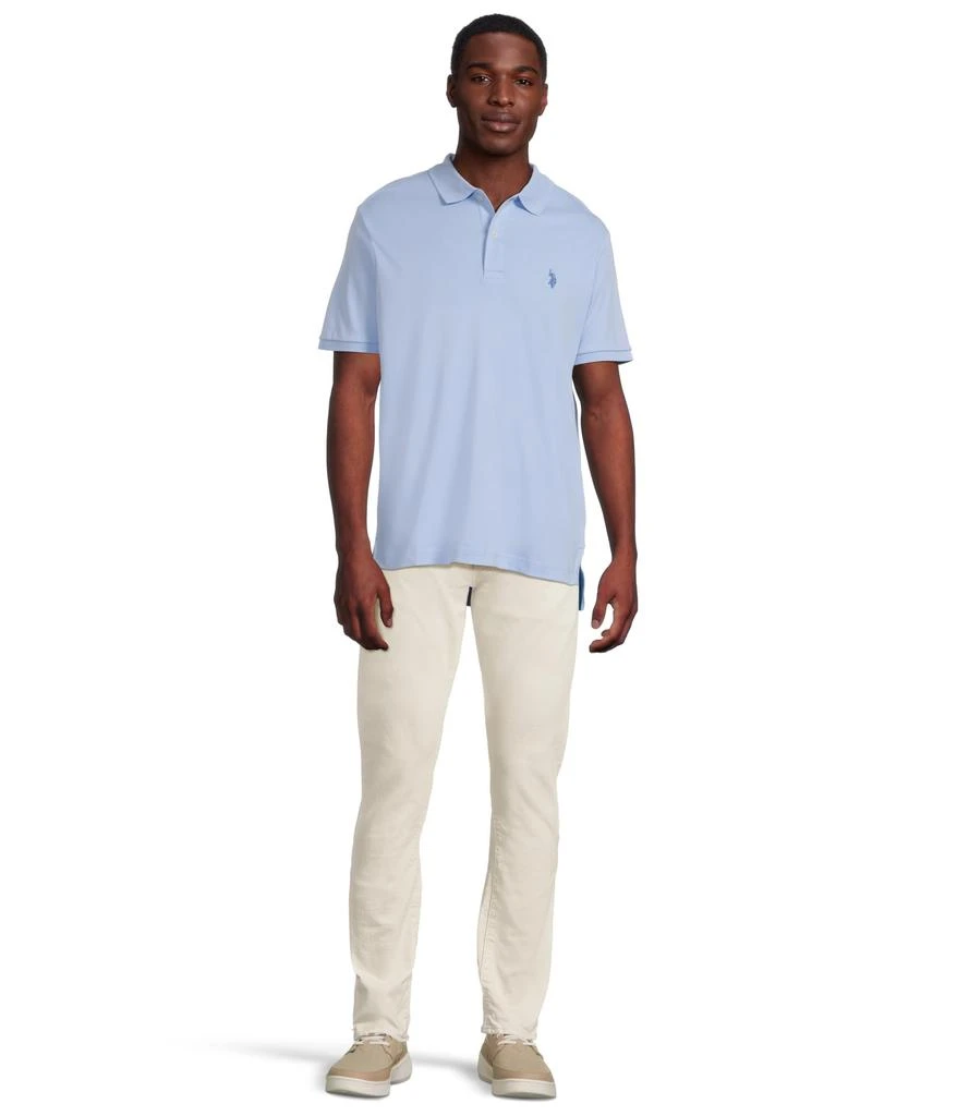商品U.S. POLO ASSN.|双螺纹针织polo衫,价格¥156,第5张图片详细描述