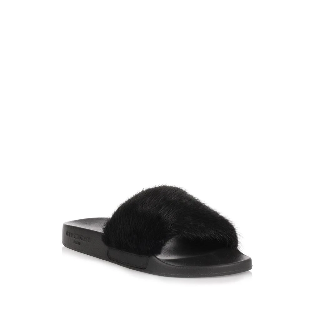 商品Givenchy|Givenchy Mink Slide Sandals,价格¥2652,第2张��图片详细描述