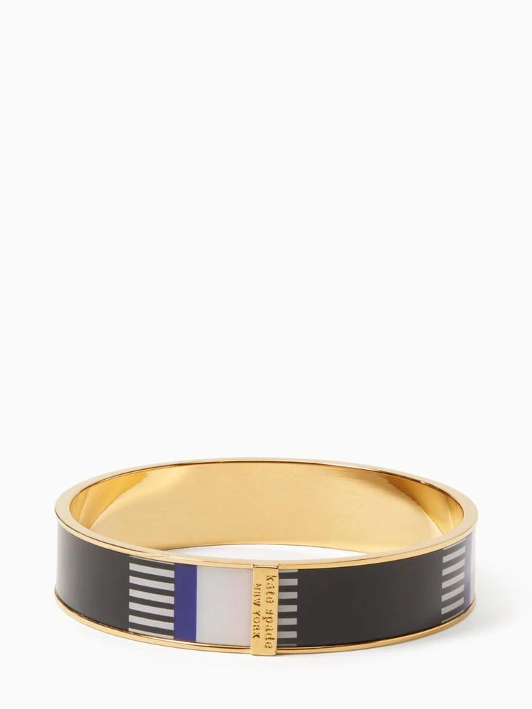 商品Kate Spade|paper bangles cruise stripe bangle,价格¥215,第1张图片