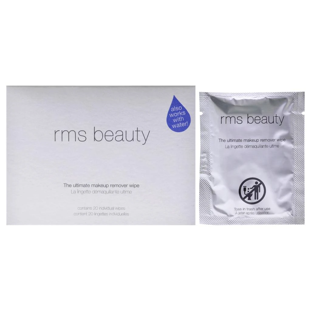 商品RMS Beauty|The Ultimate Makeup Remover by RMS Beauty for Women - 20 Count Wipes,价格¥192,第1张图片