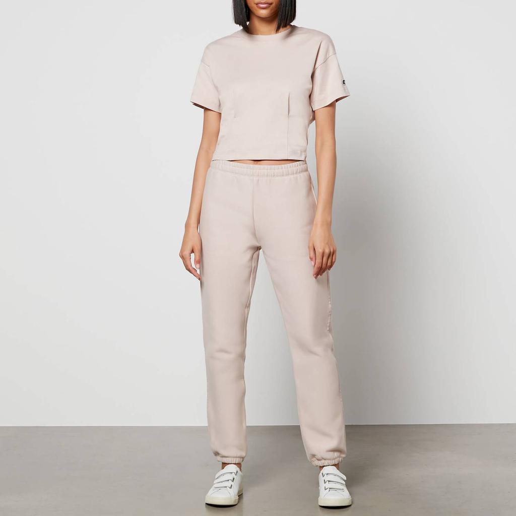 Champion Women's Crop Boxy Pleated Top - Mushroom商品第3张图片规格展示