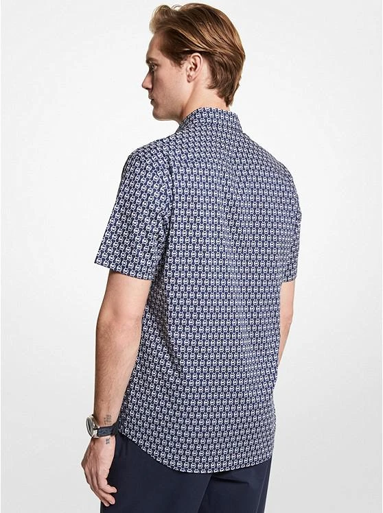 商品Michael Kors|Slim-Fit Logo Stretch Cotton Shirt,价格¥311,第2张图片详细描述