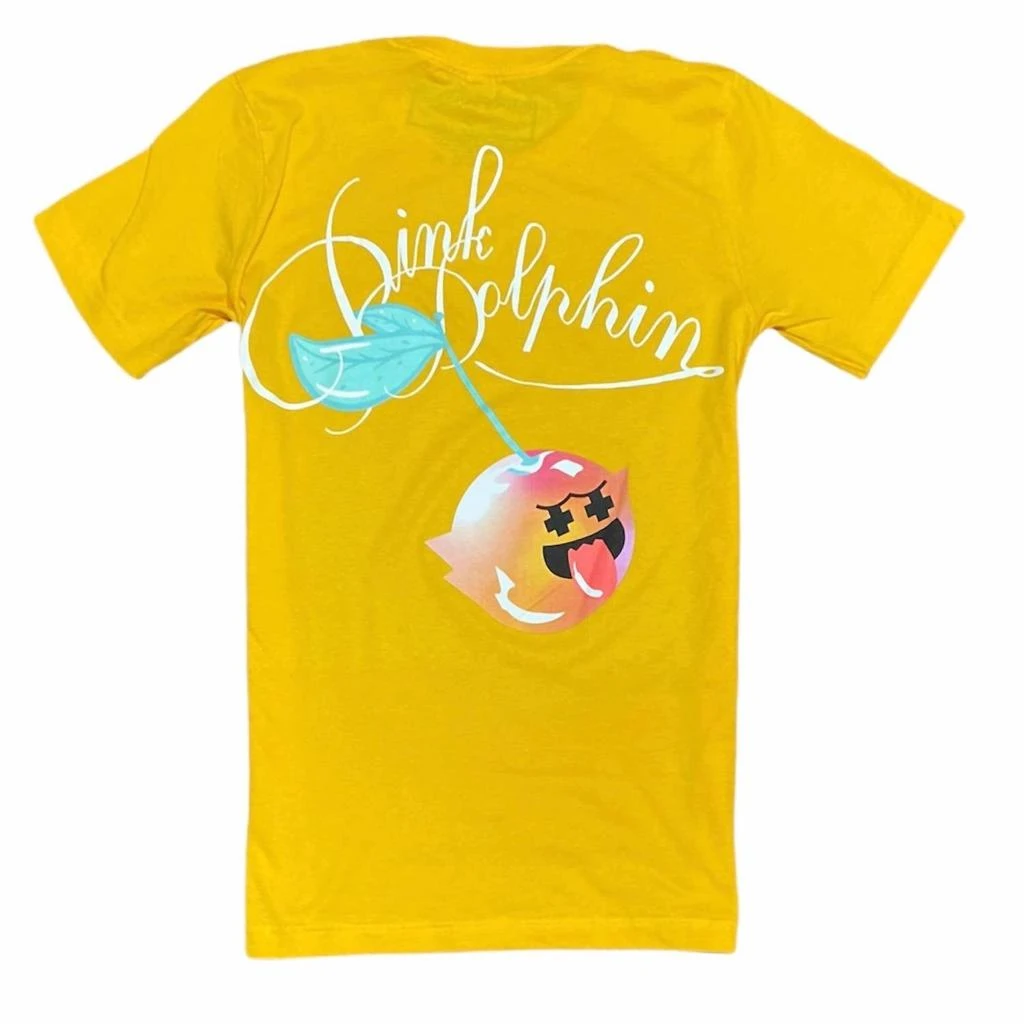 商品Pink + Dolphin|Pink + Dolphin - MEN'S CHERRY SCRIPT TEE,价格¥266,第2张图片详细描述