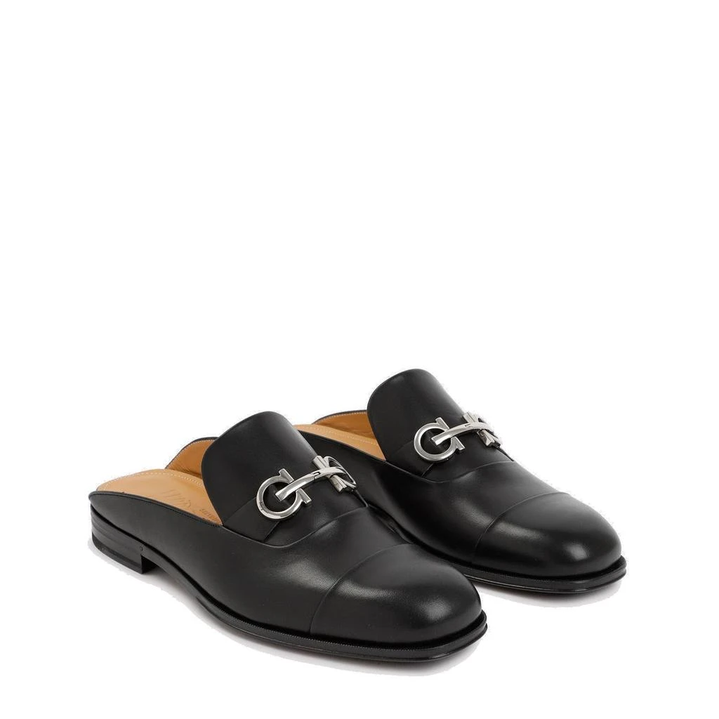 商品Salvatore Ferragamo|Ferragamo Gancini Slip-On Backless Loafers,价格¥4328,第3张图片详细描述