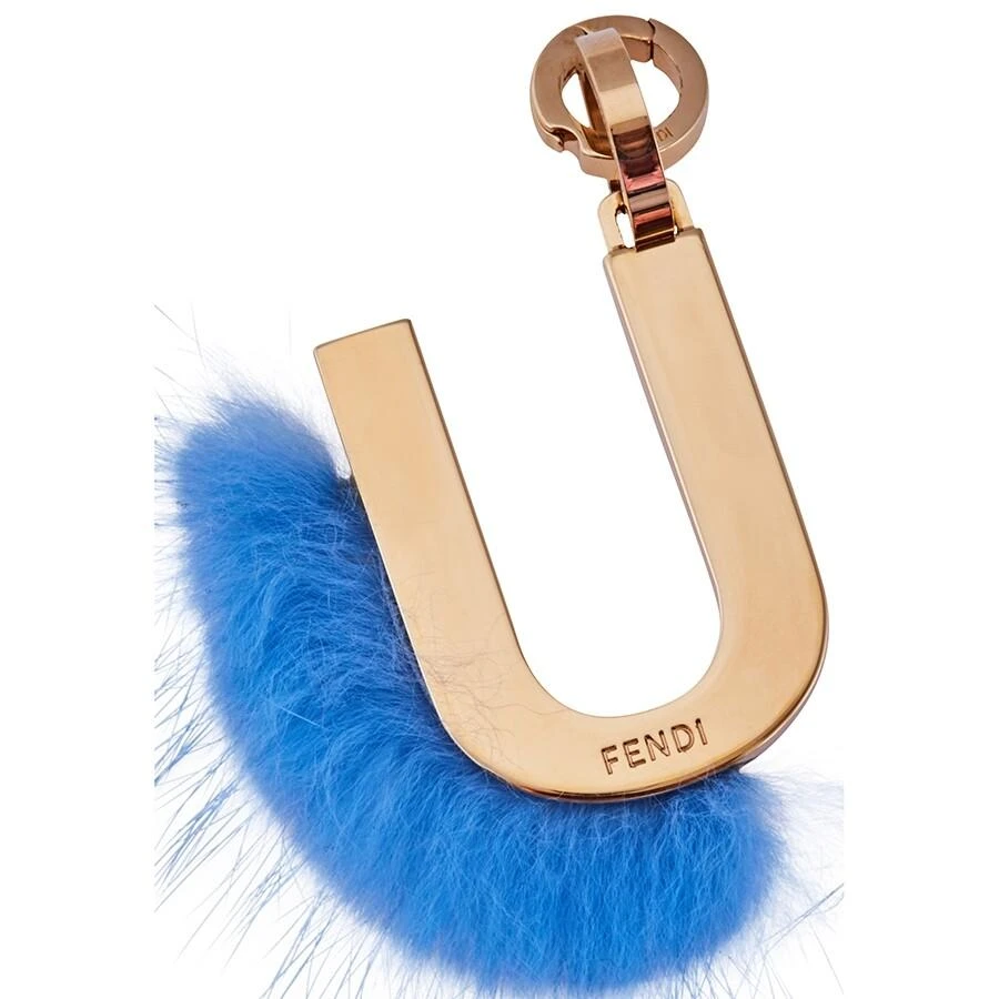 商品Fendi|Ladies Gold Bag Charms Letter U,价格¥656,第2张图片详细描述