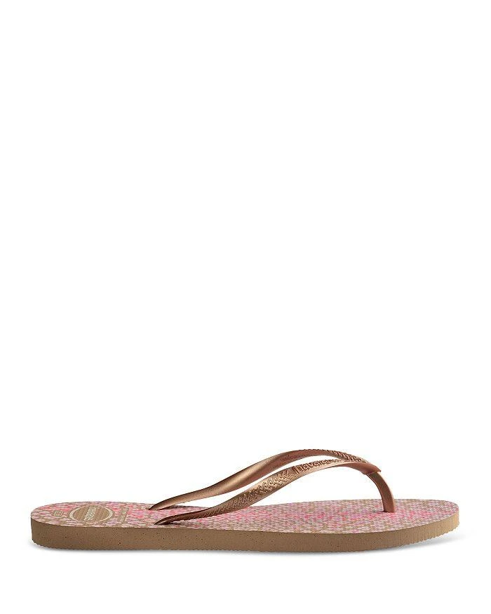 商品Havaianas|Women's Animal Print Slim Flip-Flops,价格¥254,第2张图片详细描述