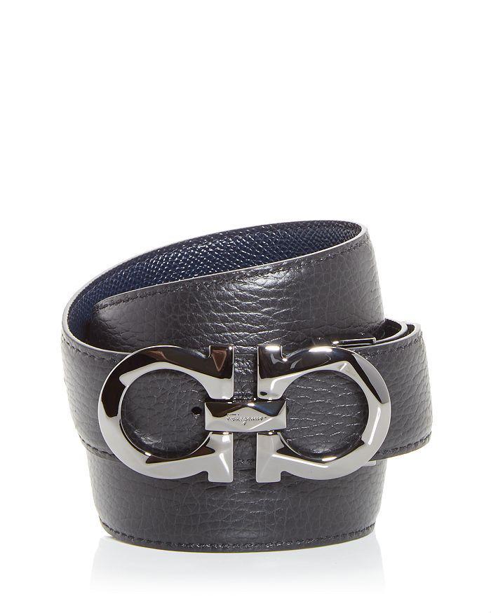 商品Salvatore Ferragamo|Men's Double Gancini Reversible Leather Belt,价格¥4255,第4张图片详细描述