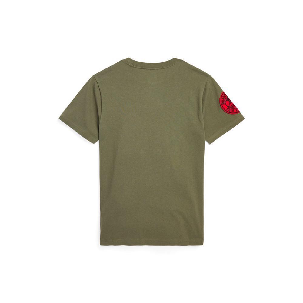 商品Ralph Lauren|Big Boys Cotton Jersey Short Sleeve Graphic T-shirt,价格¥275,第4张图片详细描述