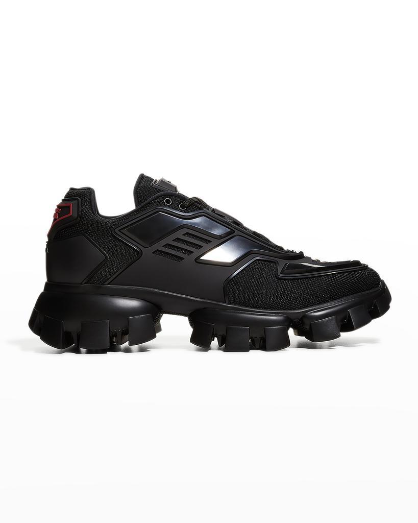 商品Prada|Men's Cloudbust Thunder Lug-Sole Trainer Sneakers,价格¥8559,第3张图片详细描述