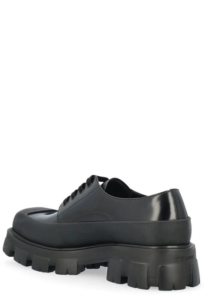 商品Prada|Prada Chunky Lace-Up Derby Shoes,价格¥10725,第3张图片详细描述