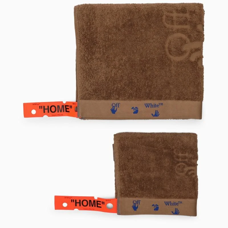 商品OFF-WHITE™ "HOME"|Off-White™ "HOME" Chocolate towels in,价格¥1346,第2张图片详细描述