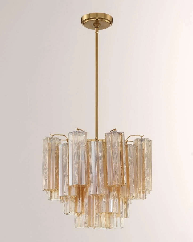 商品Crystorama|Addis 4-Light Aged Brass Chandelier,价格¥7737,第1张图片