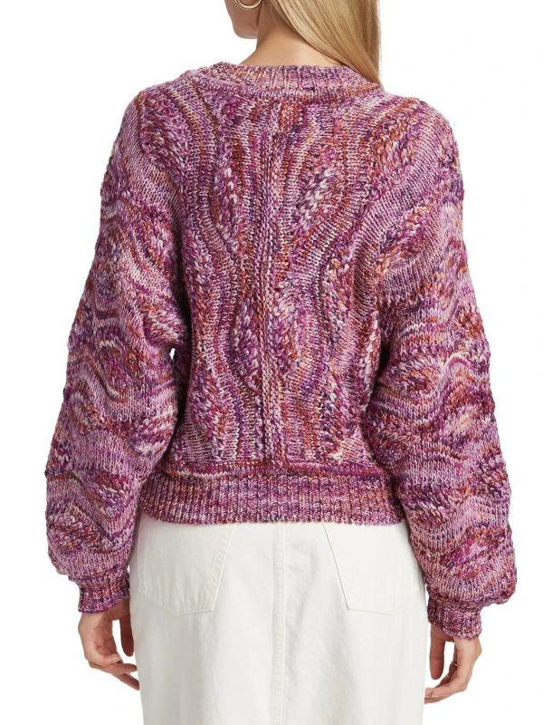 商品ba&sh|Stimpo Cable-Knit Wool-Blend Sweater,价格¥1195,第2张图片详细描述