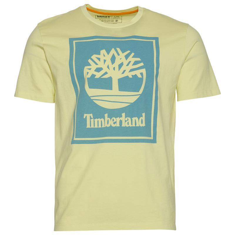 商品Timberland|Timberland Youth Culture Stacked Logo T-Shirt - Men's,价格¥165-¥210,第1张图片