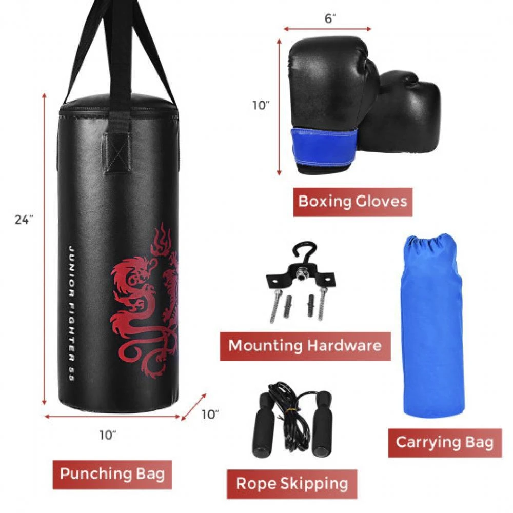 商品Hivvago|2 Feet Kids Gloves Skipping Rope Boxing Set,价格¥537,第4张图片详细描述