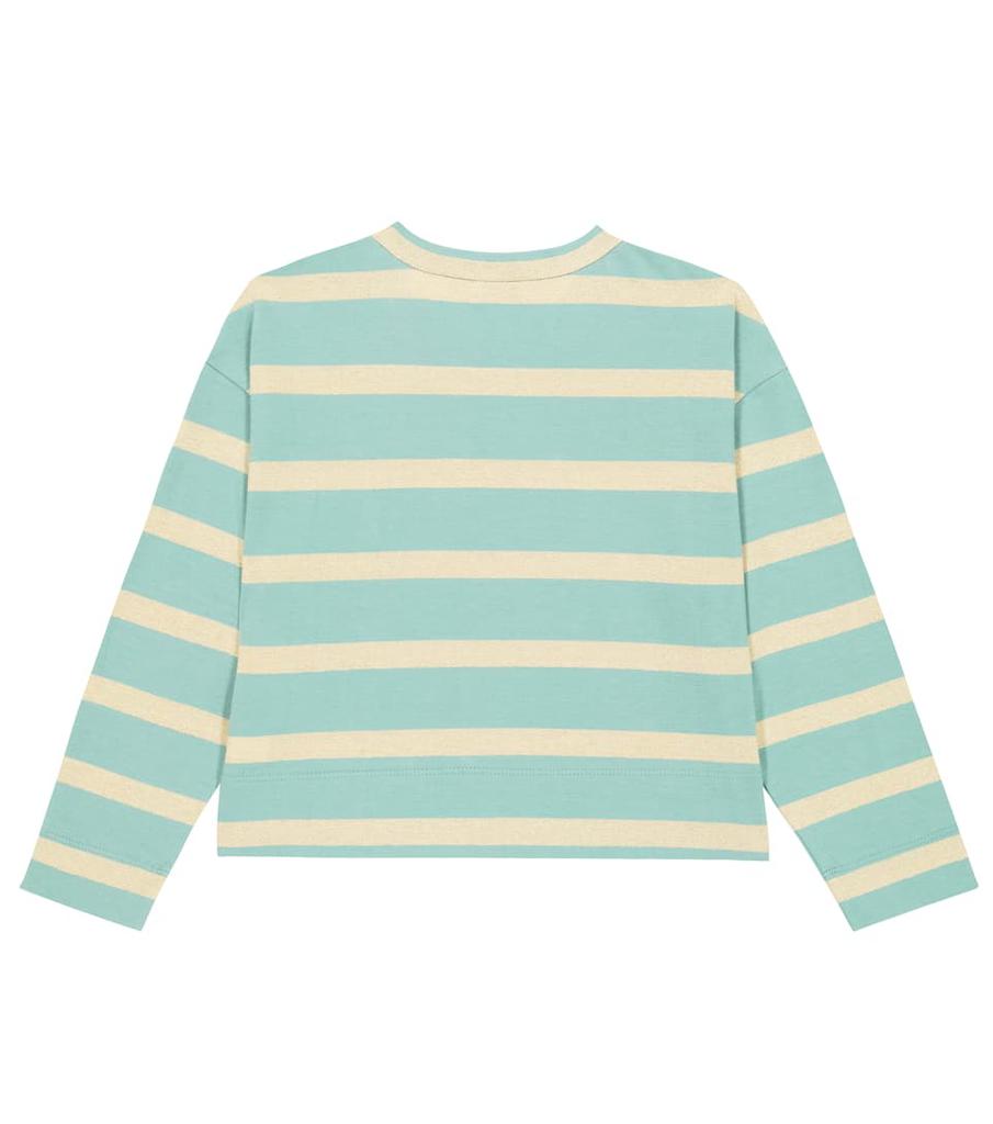 Striped cotton-blend T-shirt商品第4张图片规格展示