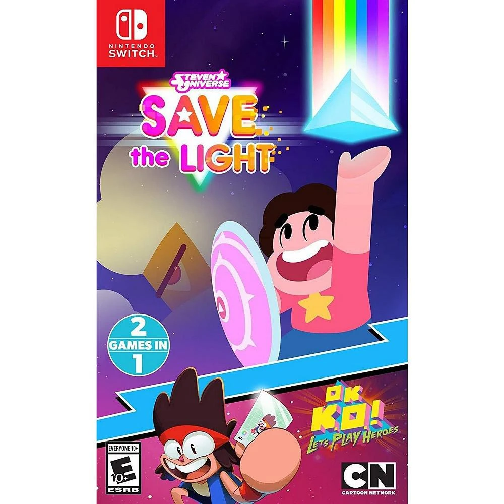 商品U & I Entertainment|Steven Universe: Save the Light & OK K.O.! Let's Play Heroes - Nintendo Switch,价格¥299,第1张图片